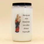 Grabkerze Nr. 3 Heilige Maria mit Kind