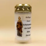 Grablicht Nr. 3 Deckel Heiliger Josef