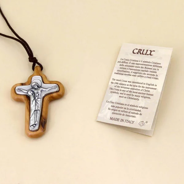 Kreuz mit Kordel Jesus und Maria