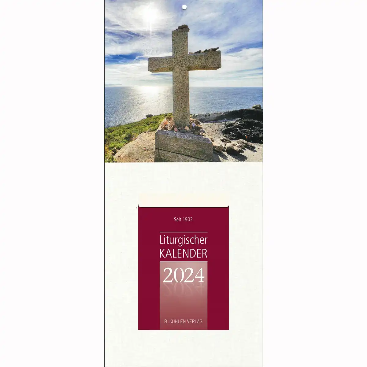 Liturgischer Kalenderblock 2024 Rückwand Finisterre – Ende der Welt