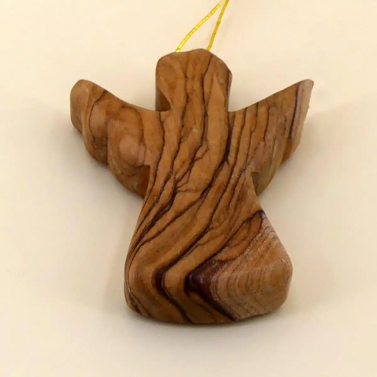 Baumschmuck Engel aus Bethlehem Olivenholz 6,5 cm