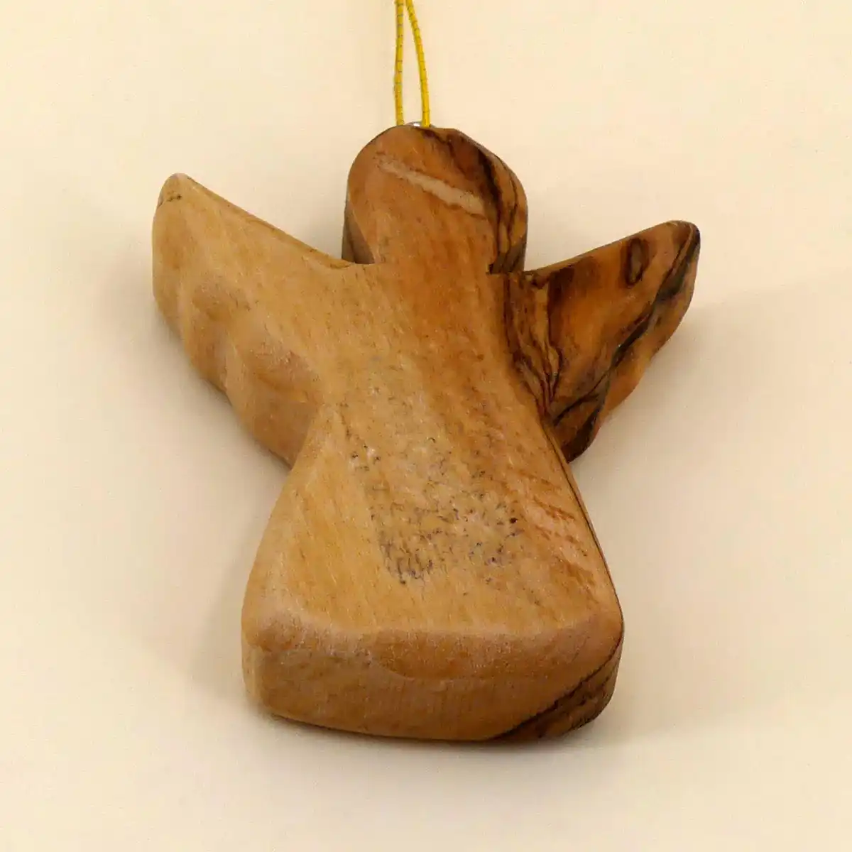 Baumschmuck Engel aus Bethlehem Olivenholz 6,5 cm