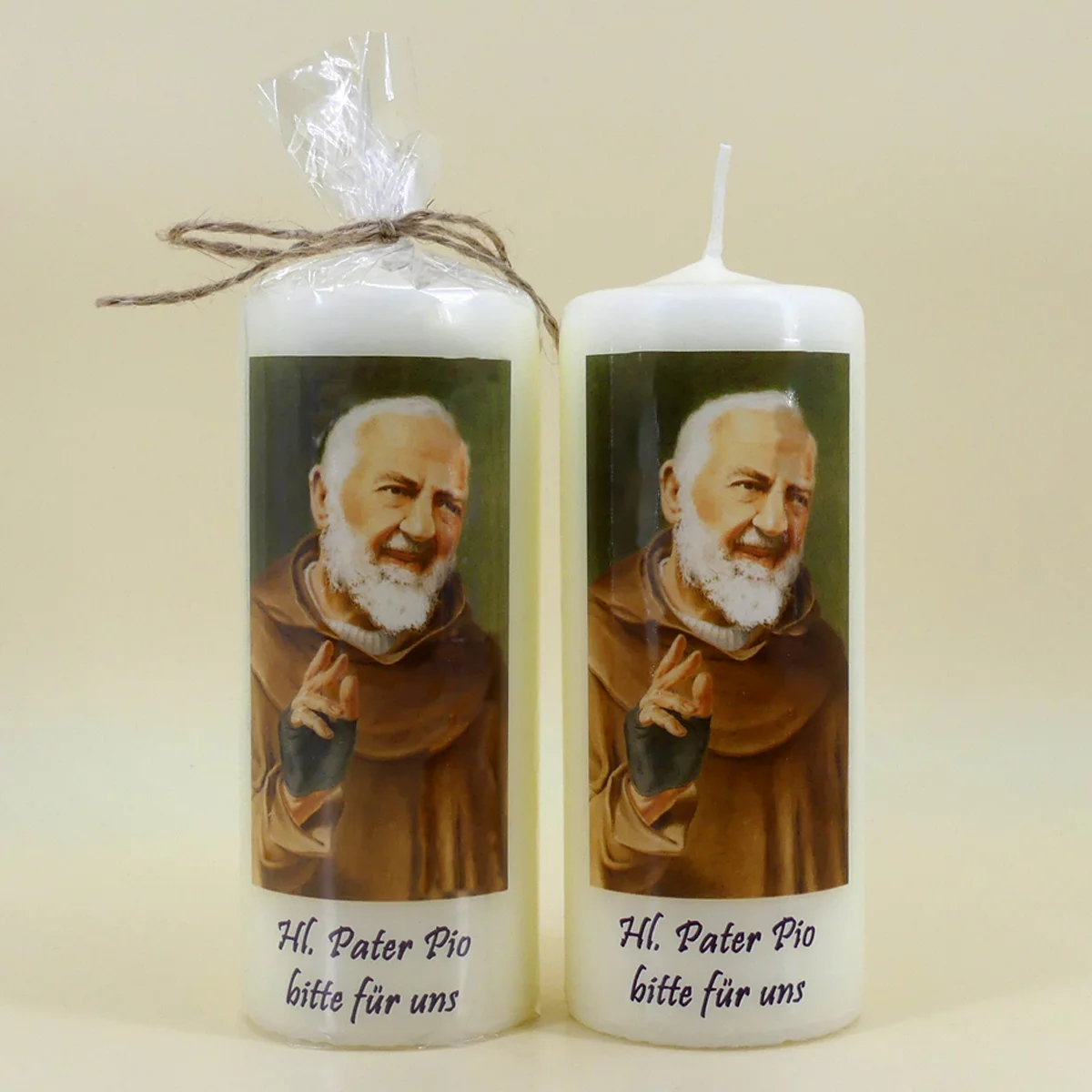 Stumpenkerze Heiliger Pater Pio