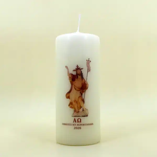Osterkerze 2026 – Auferstandener Jesus