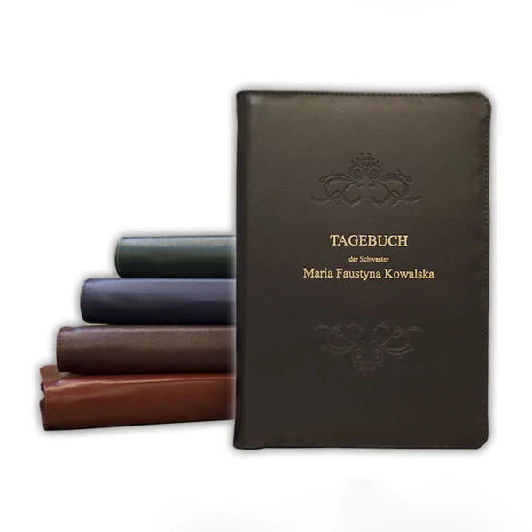 Tagebuch der Schwester Faustyna Kowalska im Ledereinband blau