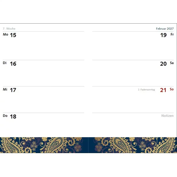 Taschenkalender Alles hat seine Zeit 2027