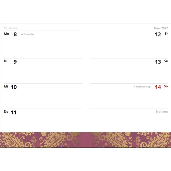 Taschenkalender Alles hat seine Zeit 2027