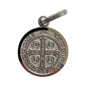 Benediktusmedaille 925er Silber 1.3 cm