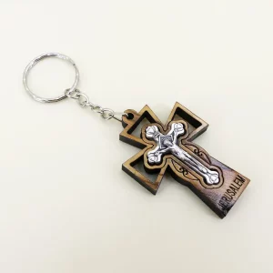 Kreuz – Schlüsselanhänger aus Bethlehem