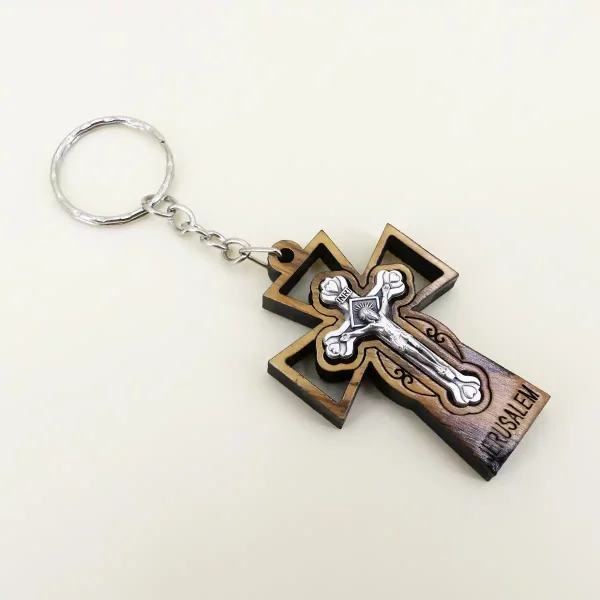 Kreuz – Schlüsselanhänger aus Bethlehem