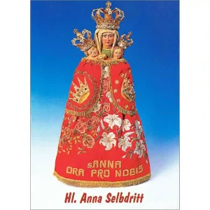 Heilige Anna Selbdritt Gebetsbildchen