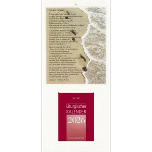 Liturgischer Kalenderblock Spuren im Sand 2026