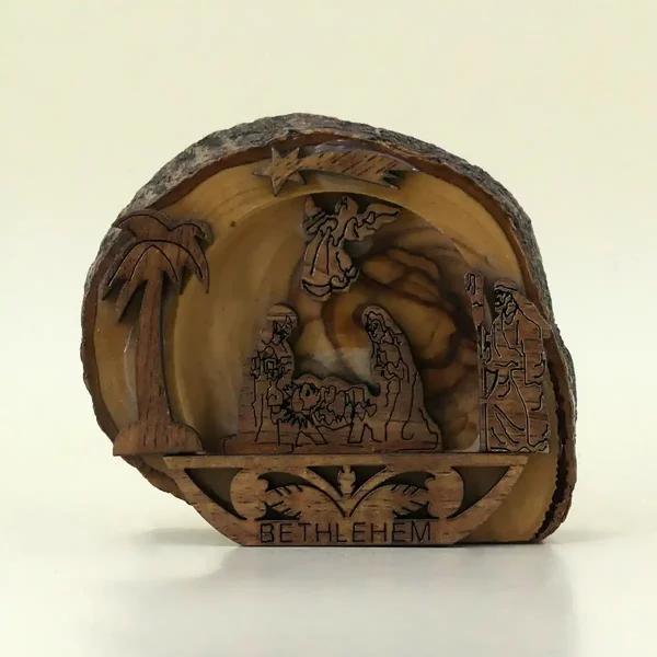 Mini Krippe aus Bethlehem 7 cm