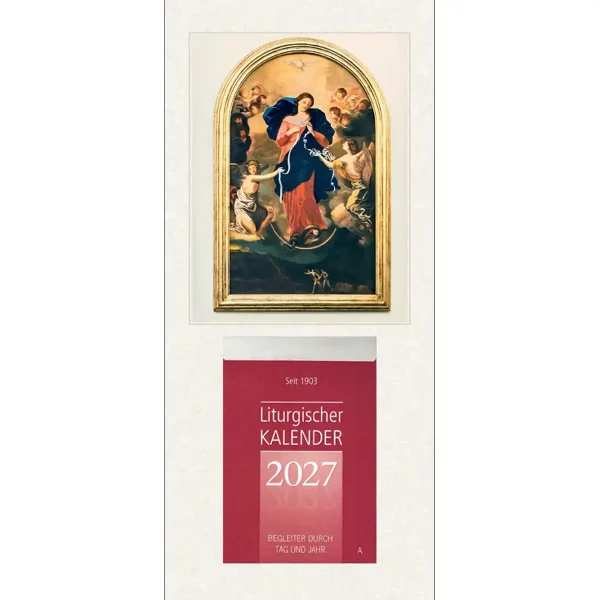 Liturgischer Kalenderblock Maria Knotenlöserin 2027 Liturgischer Kalenderblock Maria Knotenlöserin 2027