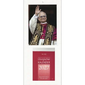Liturgischer Kalenderblock Papst Leo XIV 2027