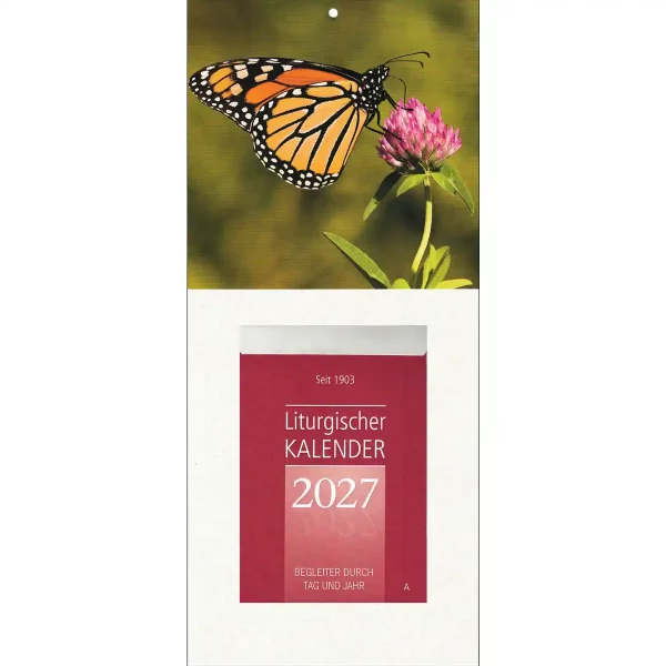 Liturgischer Kalenderblock Schmetterling 2027 Liturgischer Kalenderblock Schmetterling 2027