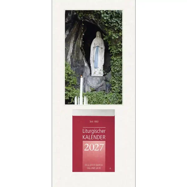 Liturgischer Kalenderblock Unsere Liebe Frau von Lourdes 2027 Liturgischer Kalenderblock Unsere Liebe Frau von Lourdes 2027