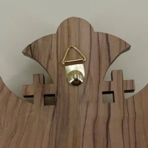 Jerusalemer Kreuz mit Erde aus dem Heiligen Land 16 cm