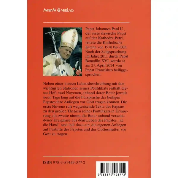 Heiliger Papst Johannes Paul II. - Novenen