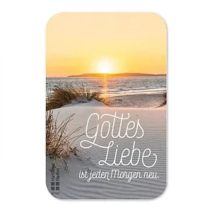 Magnetbild - Gottes Liebe ist jeden Morgen neu