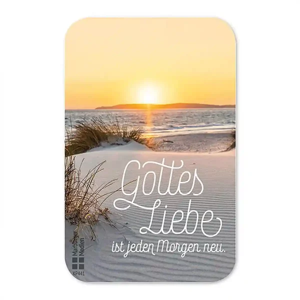 Magnetbild - Gottes Liebe ist jeden Morgen neu Magnetbild - Gottes Liebe ist jeden Morgen neu