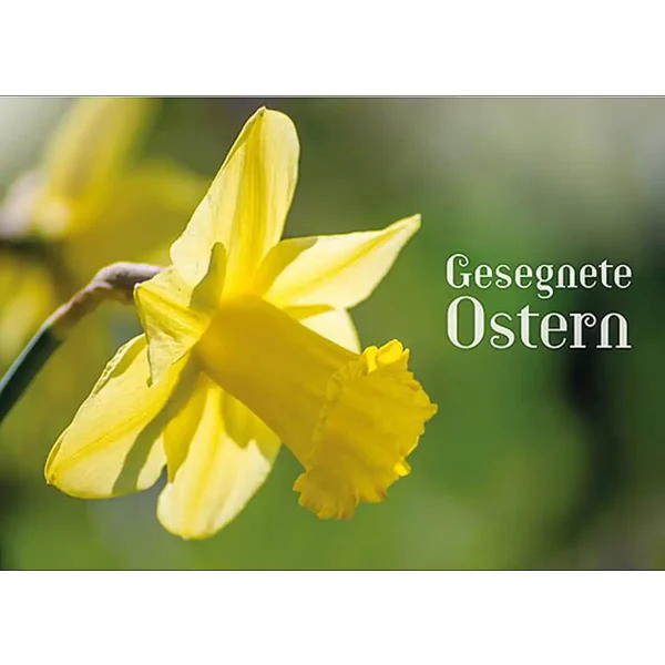 Glückwunschkarte – Gesegnete Ostern