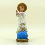 Heiliges Jesuskind auf Weltkugel 15 cm