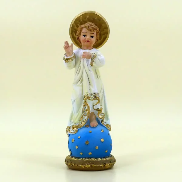 Heiliges Jesuskind auf Weltkugel 15 cm