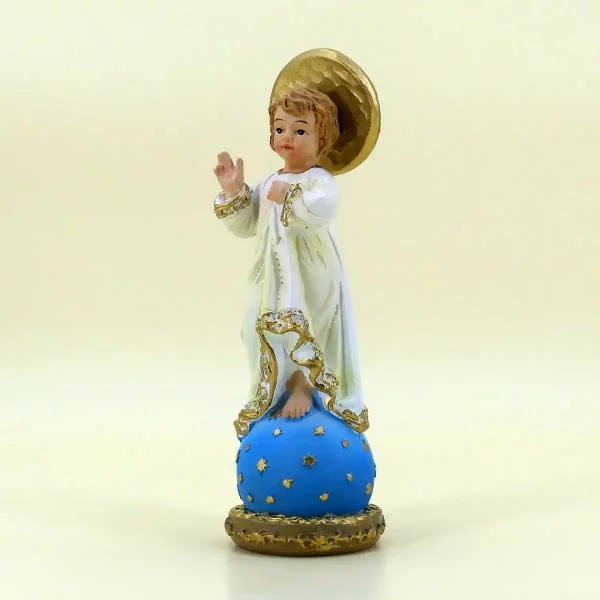 Heiliges Jesuskind auf Weltkugel 15 cm