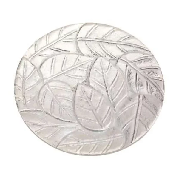 Kerzenteller aus Aluminium in Silberoptik 14 cm Kerzenteller aus Aluminium in Silberoptik 14 cm