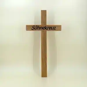 Sühnekreuz aus Holz 32 bis 37 cm