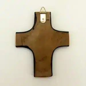Wandkreuz – Bleib sein Kind blau 13 cm