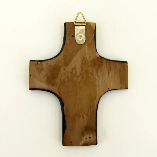 Wandkreuz – Bleib sein Kind rot 13 cm
