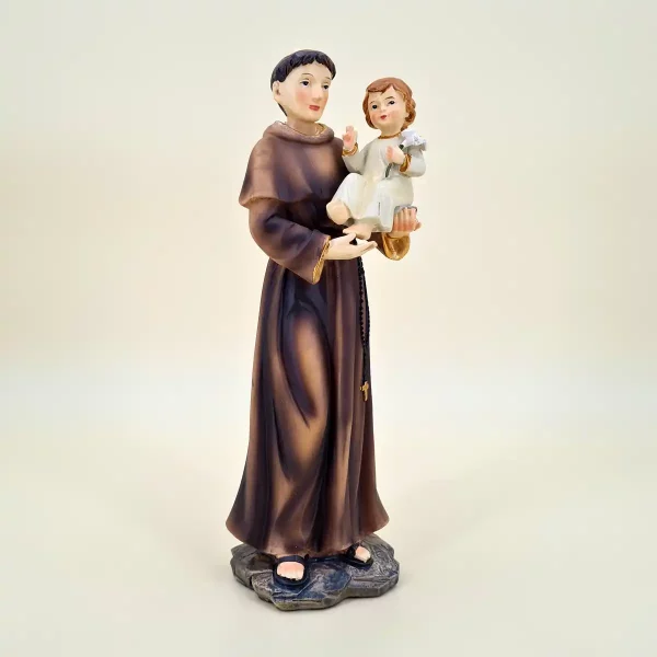 Heiliger Antonius von Padua mit Kind 21 cm