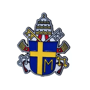 Anstecker mit Wappen von Papst Johannes Paul II aus Krakau