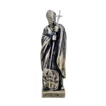 Heiliger Papst Johannes Paul II bronzefarben 17 cm