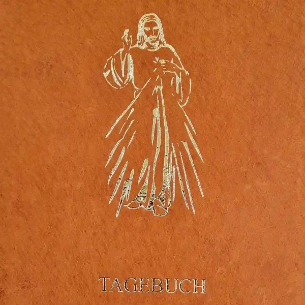 Tagebuch der Schwester Faustyna Kowalska im Ledereinband hellbraun