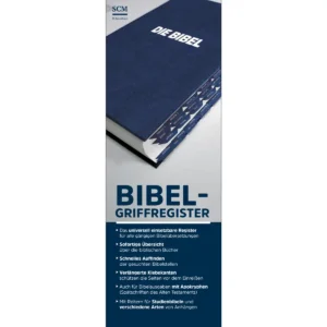 Bibel Griffregister blau