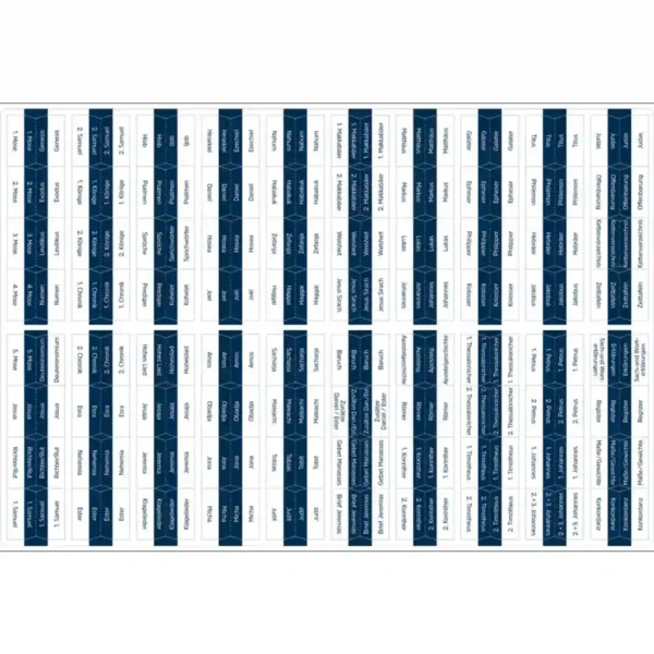 Bibel Griffregister blau
