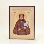 Ikone Heiliger Franziskus von Assisi 18 cm