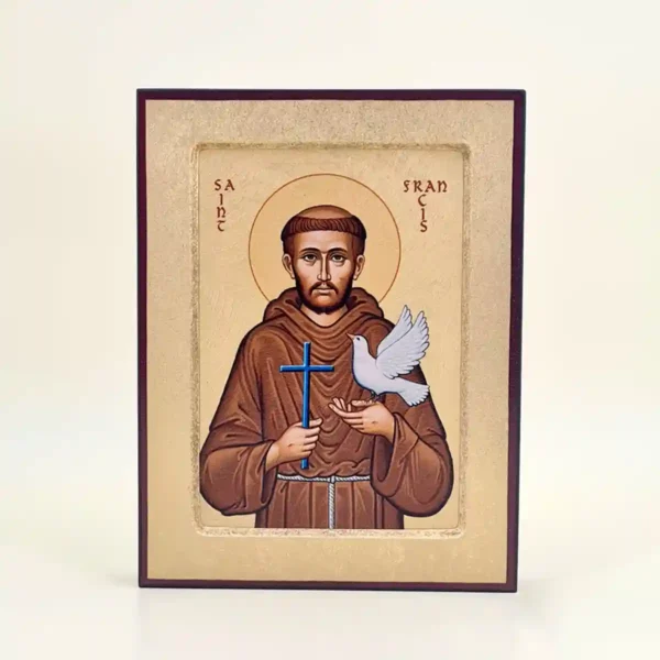 Ikone Heiliger Franziskus von Assisi 18 cm Ikone Heiliger Franziskus von Assisi 18 cm