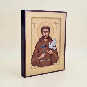 Ikone Heiliger Franziskus von Assisi 18 cm