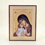 Ikone Muttergottes mit Kind 18 cm