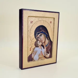 Ikone Muttergottes mit Kind 18 cm