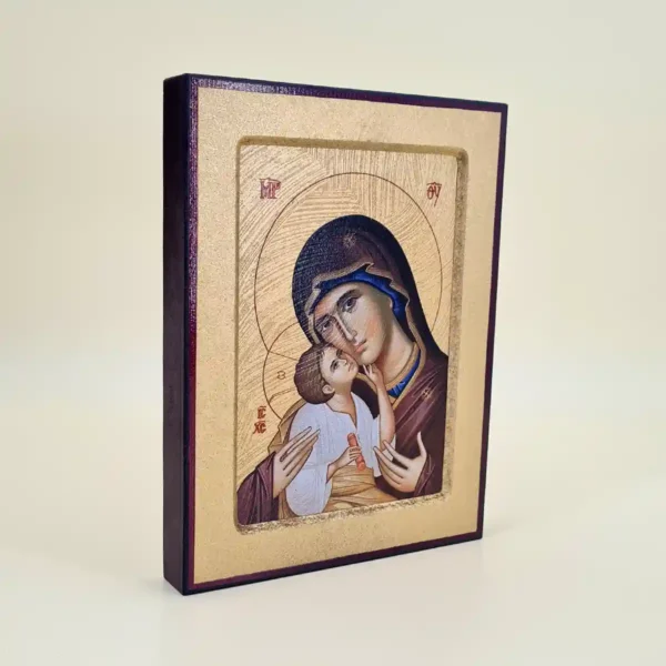 Ikone Muttergottes mit Kind 18 cm