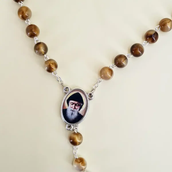 Reliquienrosenkranz Heiliger Charbel