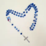 Reliquienrosenkranz Papst Johannes Paul II. dunkelblau