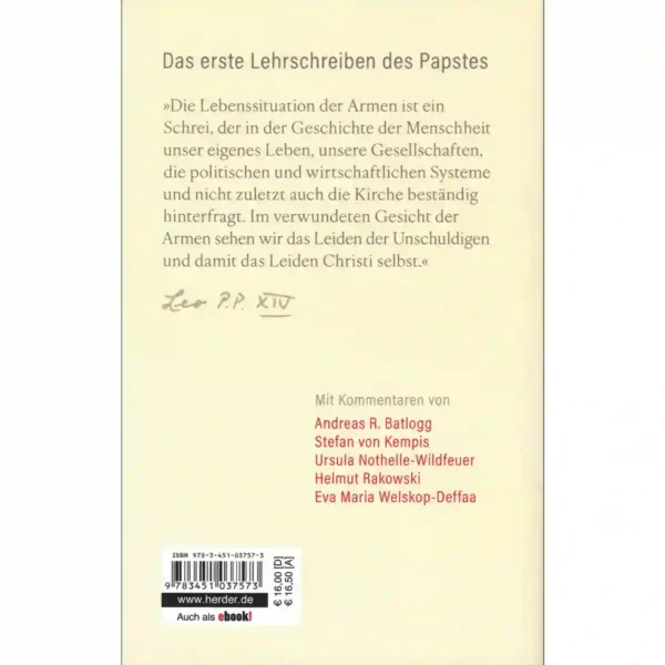 Ich habe dich geliebt – Papst Leo XIV
