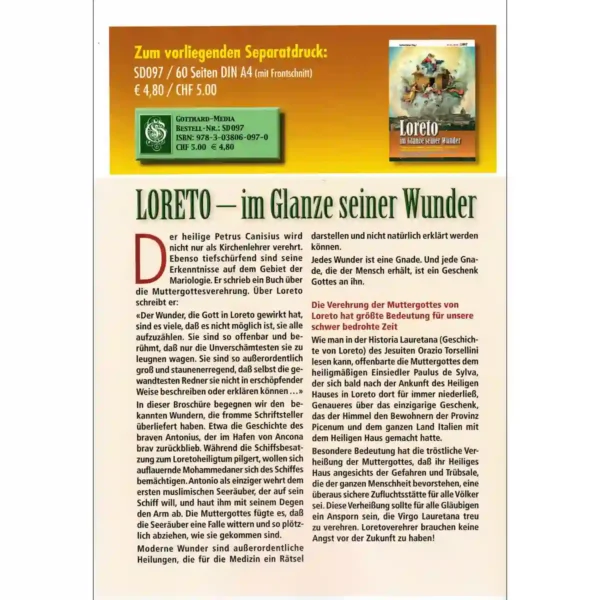 Loreto im Glanze seiner Wunder