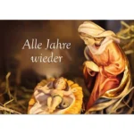 Alle Jahre wieder A7 – Mini-Weihnachtskarte